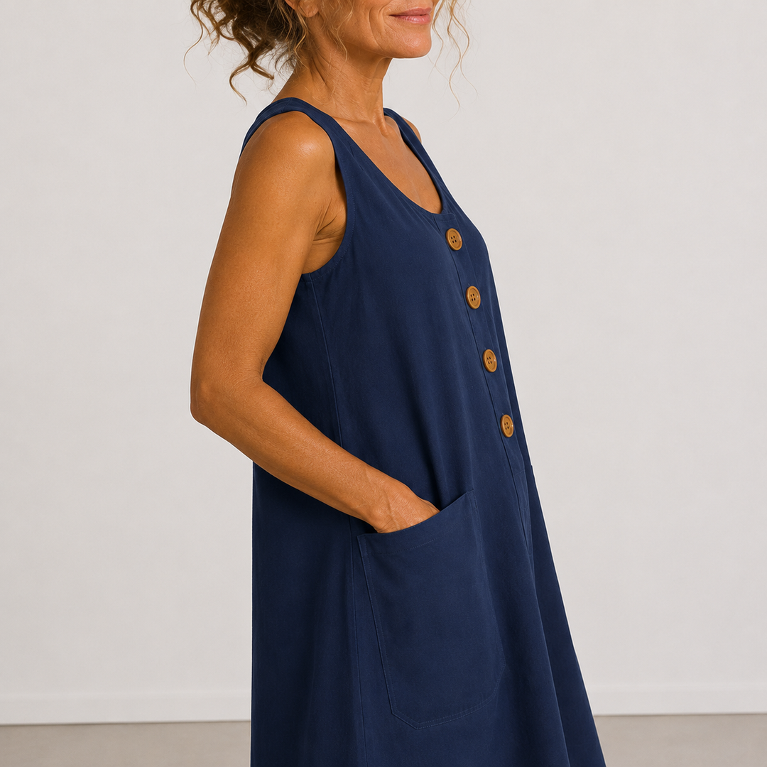 Rosamonde - Luftiges Sommerkleid aus Leinen