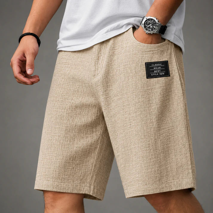 Caelan - Edle Leinen-Shorts