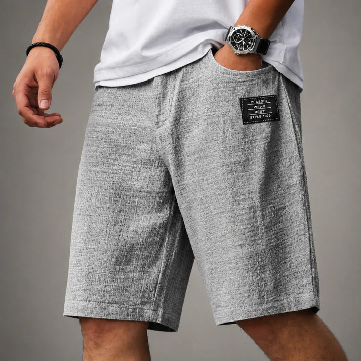 Caelan - Edle Leinen-Shorts