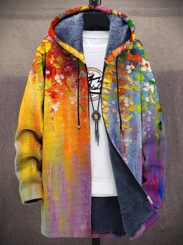 Barden - plüschgefütterte Colourblock-Kapuzenjacke