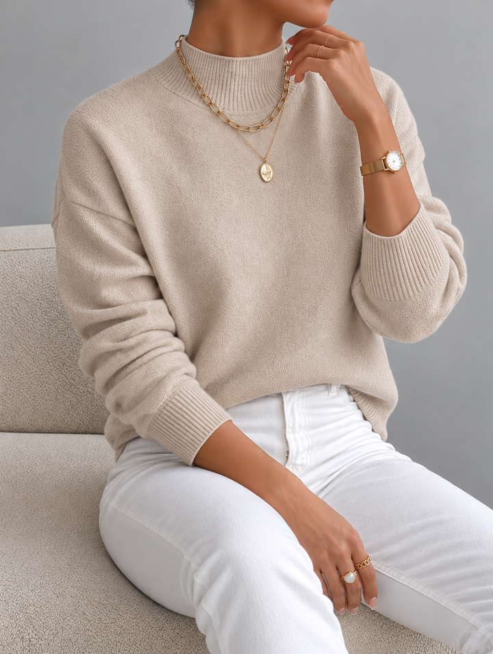 Jinty - Weicher-Touch Relaxed-Strickpullover