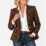 Sybilla - Taillierter Jacquard-Blazer