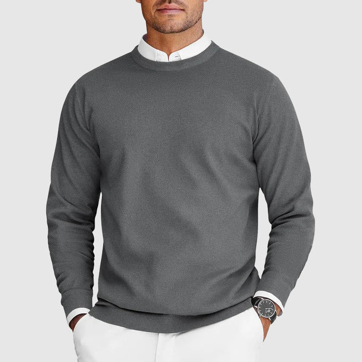 Corvyn - Weicher Rundhals-Pullover