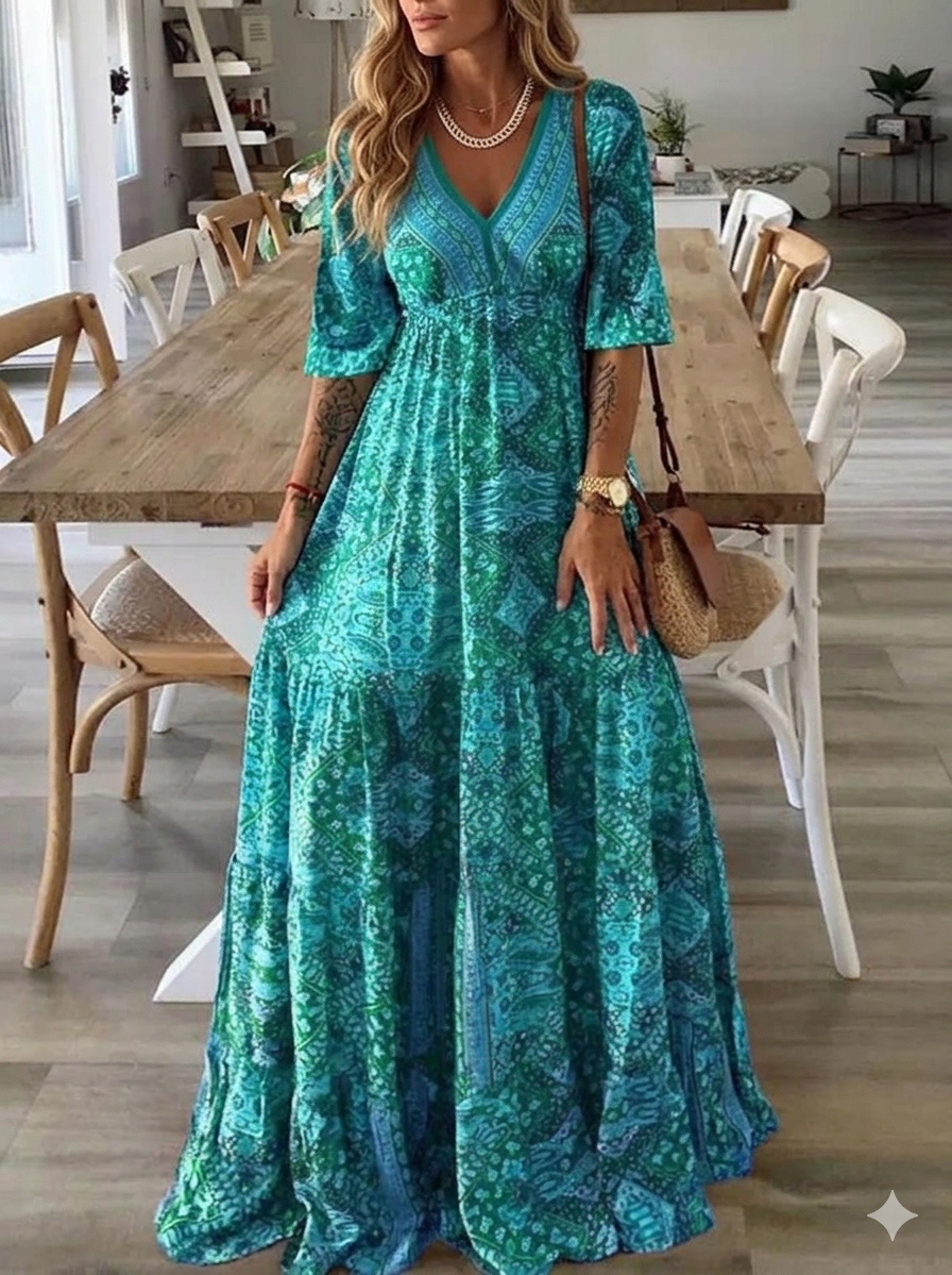 Ysavelle - Weiches Boho-Kleid