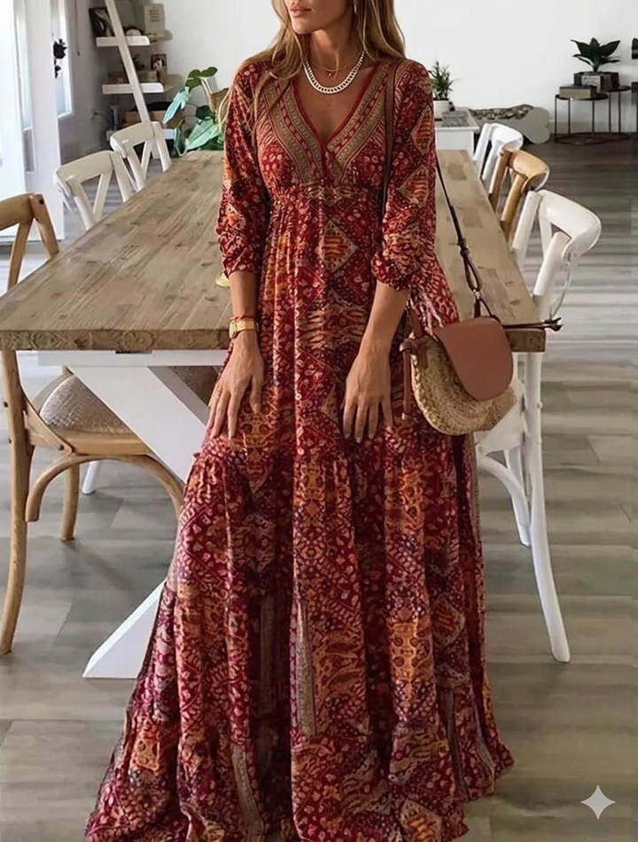 Ysavelle - Weiches Boho-Kleid