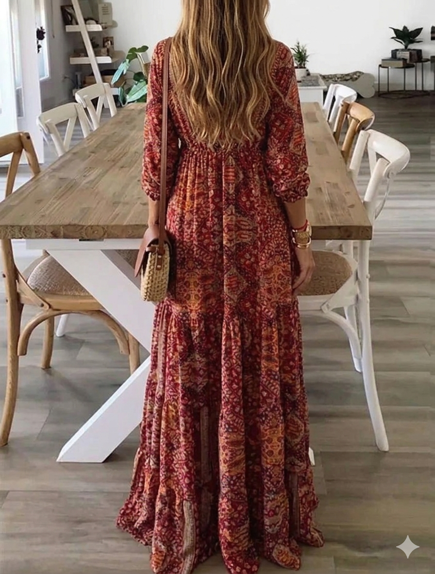 Ysavelle - Weiches Boho-Kleid