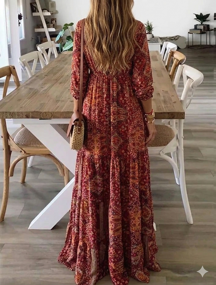 Ysavelle - Weiches Boho-Kleid