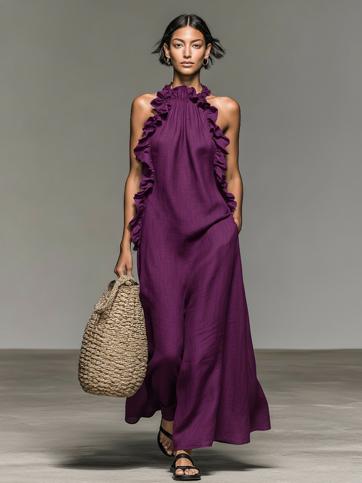 Vionessa - Soft-Touch Maxikleid