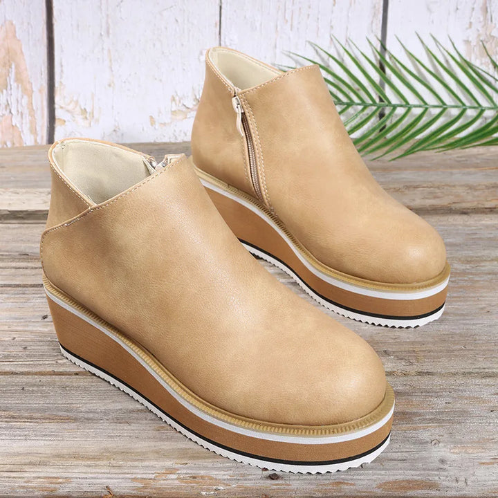 Clotilde - Keilabsatz-Stiefeletten mit Softtouch