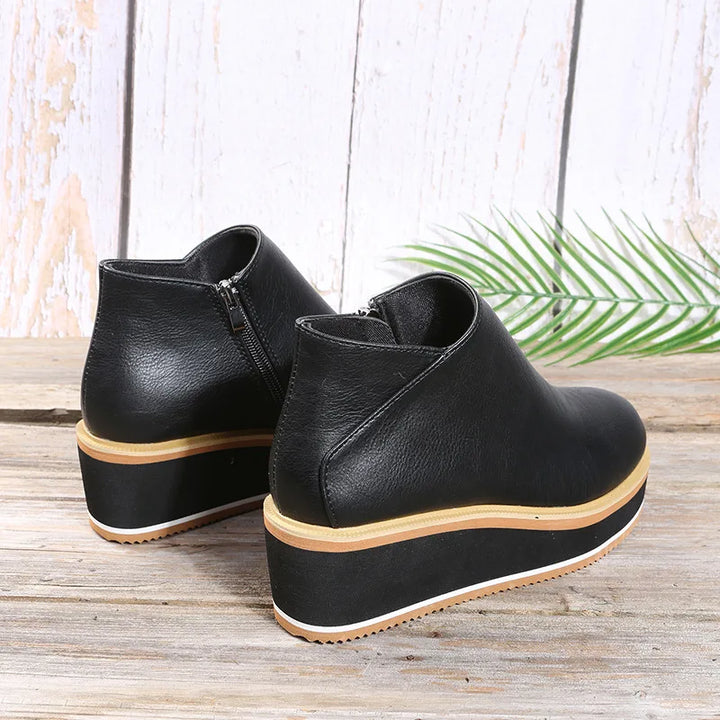 Clotilde - Keilabsatz-Stiefeletten mit Softtouch