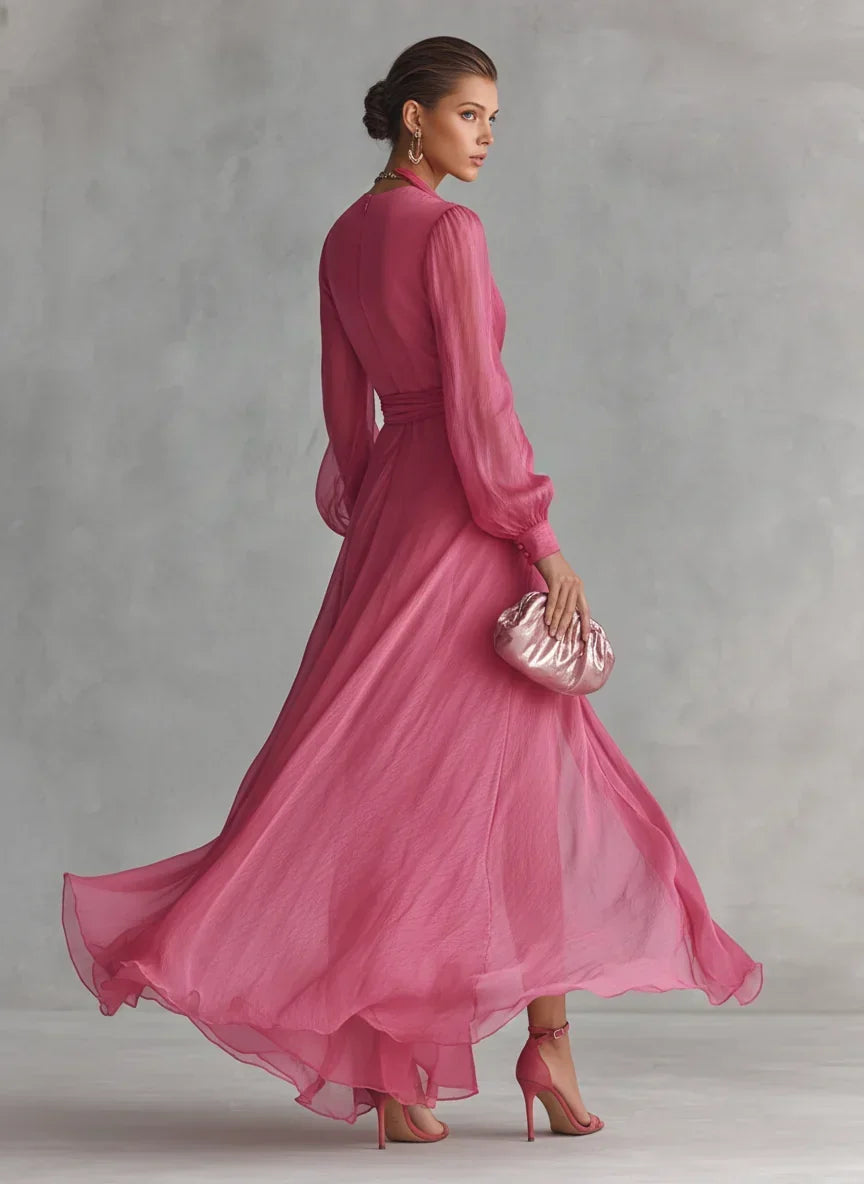 Caelissea - Schimmerndes Maxikleid