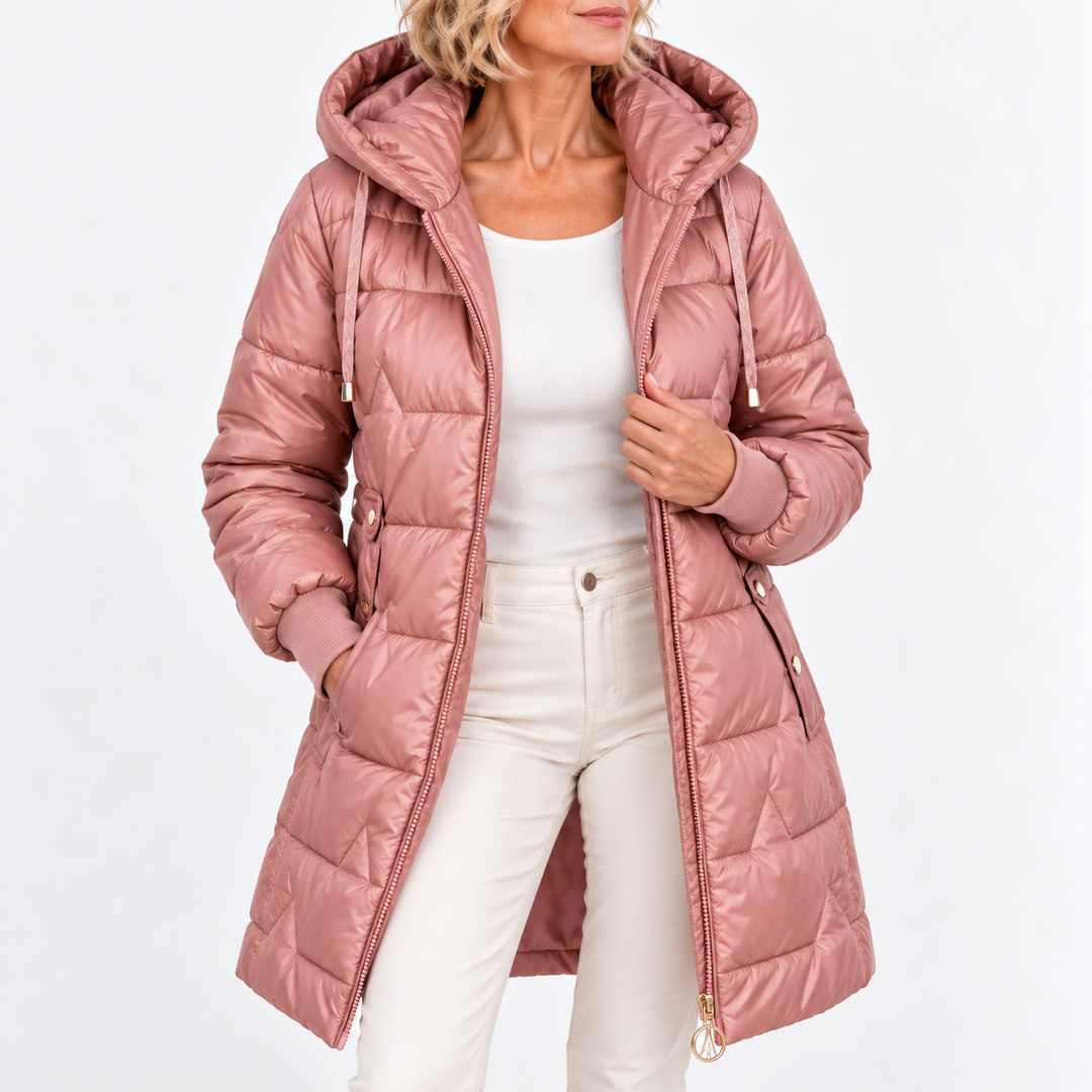 Unaise - Steppjacke mit Kapuze