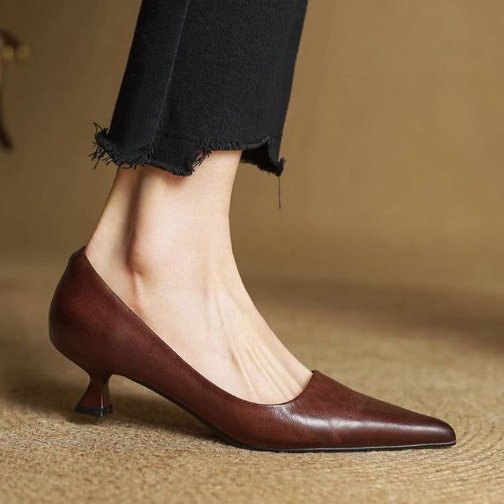 Serelina - Elegante Pumps mit spitzer Zehenpartie und Kitten-Heel