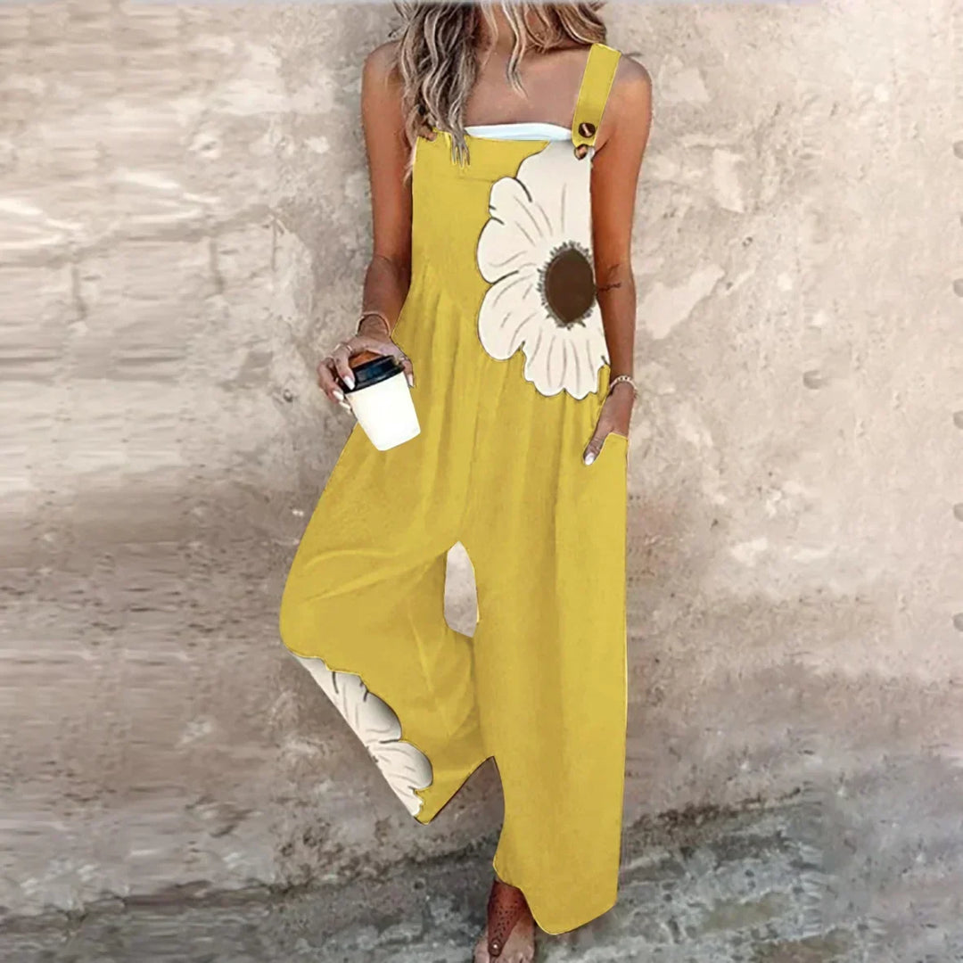 Aderyn - Luftiger bedruckter Jumpsuit