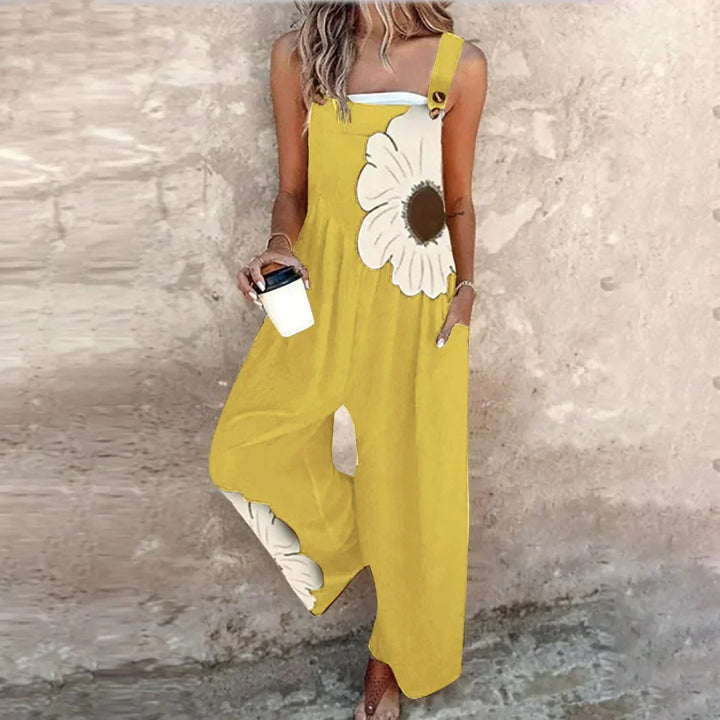 Aderyn - Luftiger bedruckter Jumpsuit