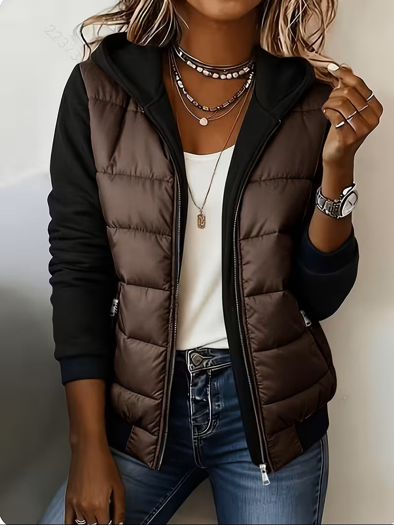 Hedda - Pufferjacke mit Kapuze und Reissverschluss