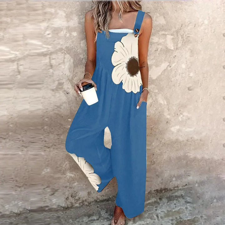 Aderyn - Luftiger bedruckter Jumpsuit