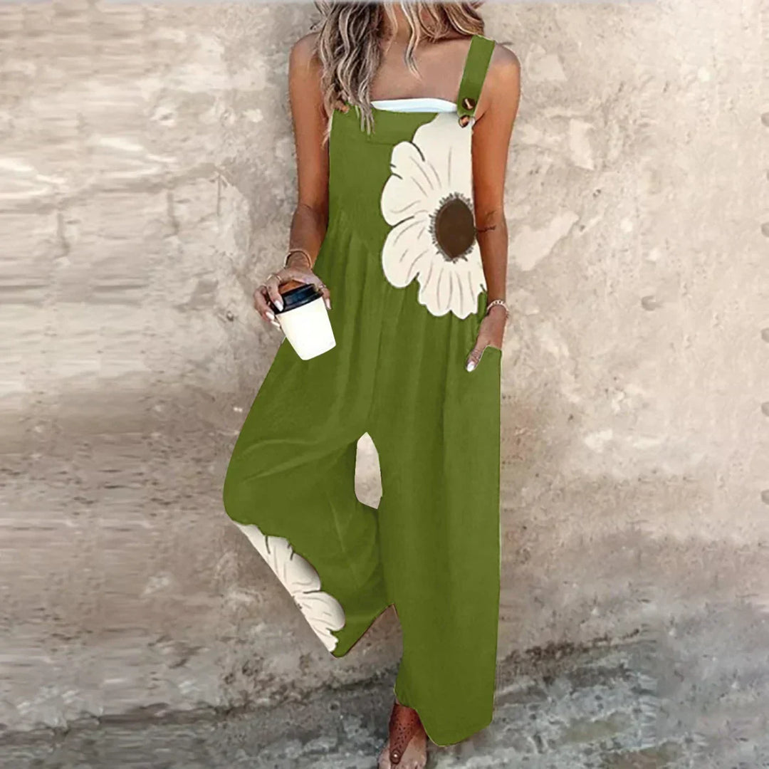 Aderyn - Luftiger bedruckter Jumpsuit