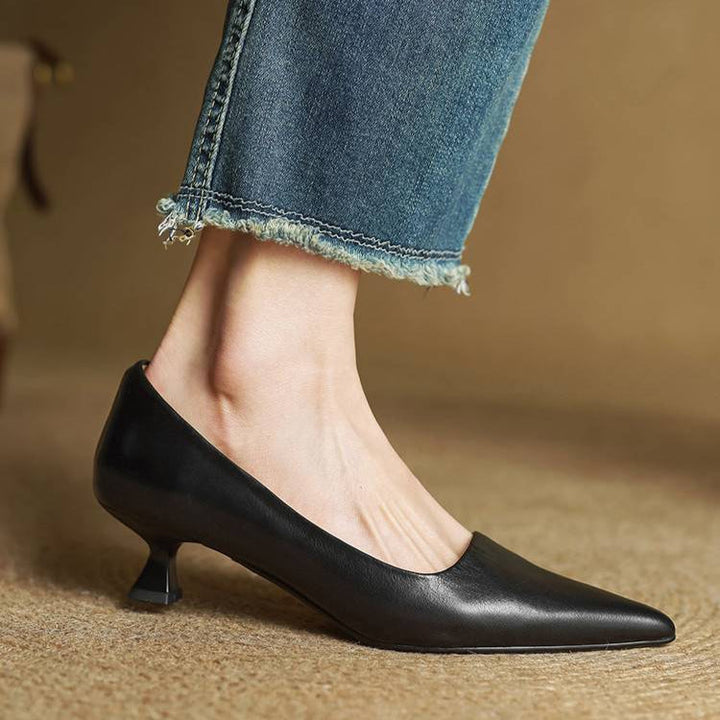 Serelina - Elegante Pumps mit spitzer Zehenpartie und Kitten-Heel