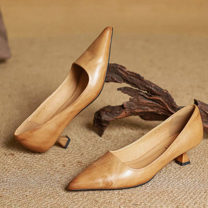 Serelina - Elegante Pumps mit spitzer Zehenpartie und Kitten-Heel