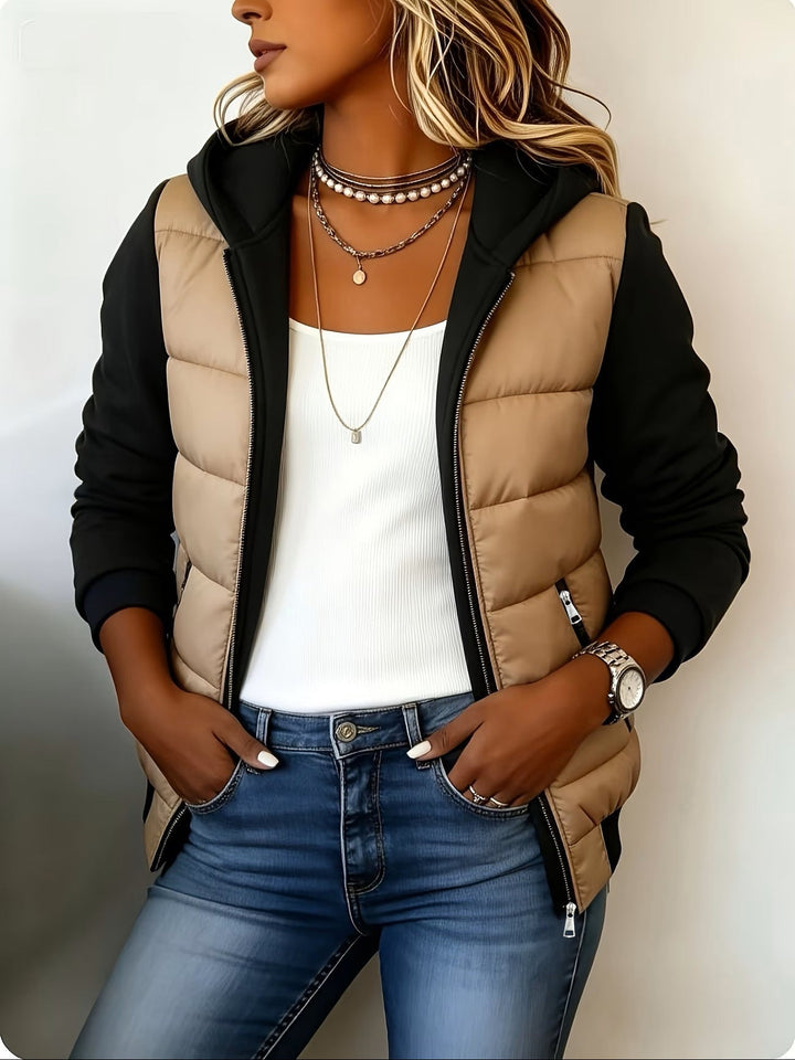 Hedda - Pufferjacke mit Kapuze und Reissverschluss