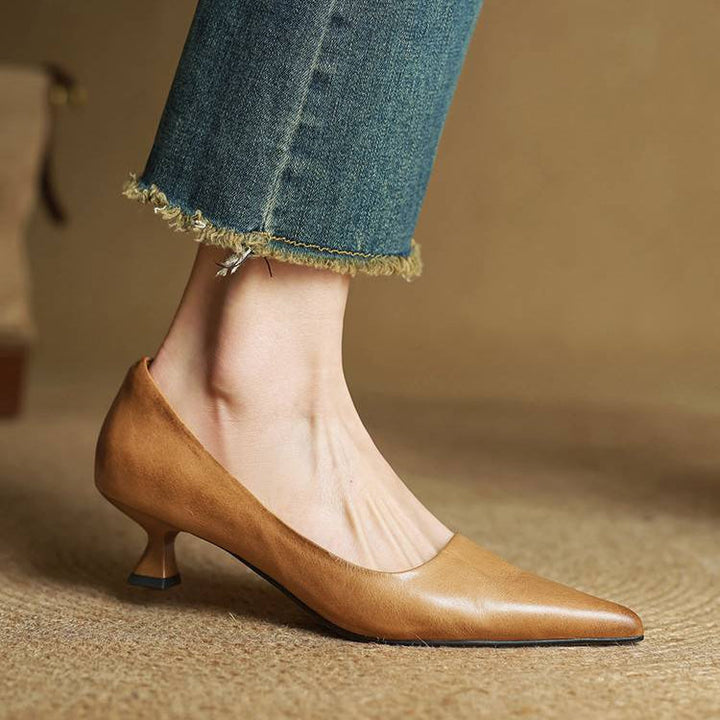 Serelina - Elegante Pumps mit spitzer Zehenpartie und Kitten-Heel