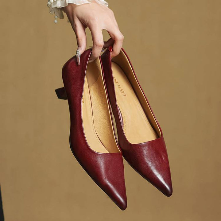 Serelina - Elegante Pumps mit spitzer Zehenpartie und Kitten-Heel