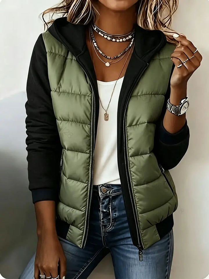 Hedda - Pufferjacke mit Kapuze und Reissverschluss