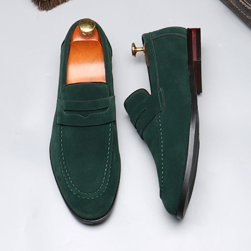 Aberic - Samtige Penny-Loafer