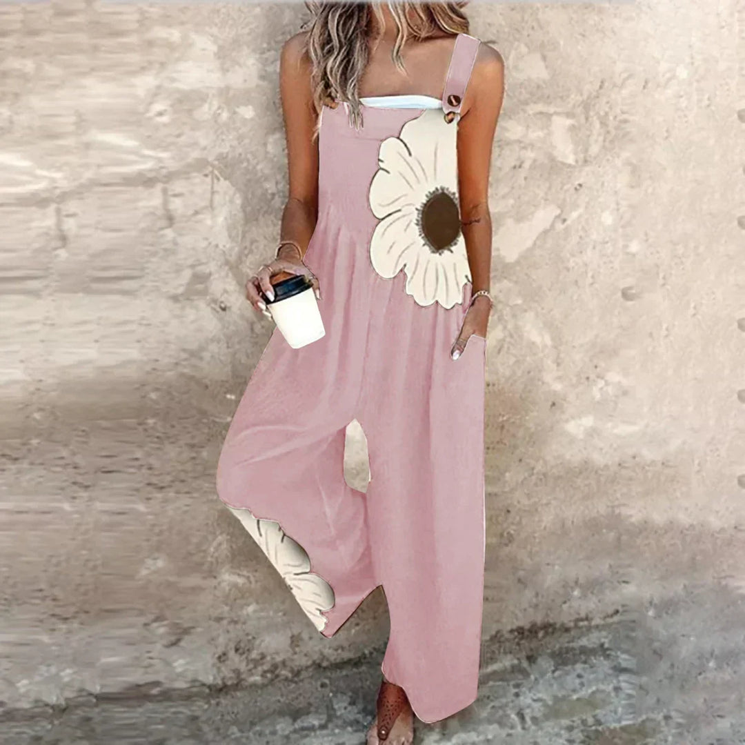 Aderyn - Luftiger bedruckter Jumpsuit