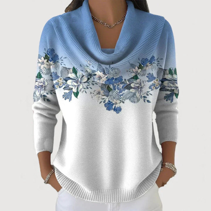 Brionyse - Weicher drapierter Pullover