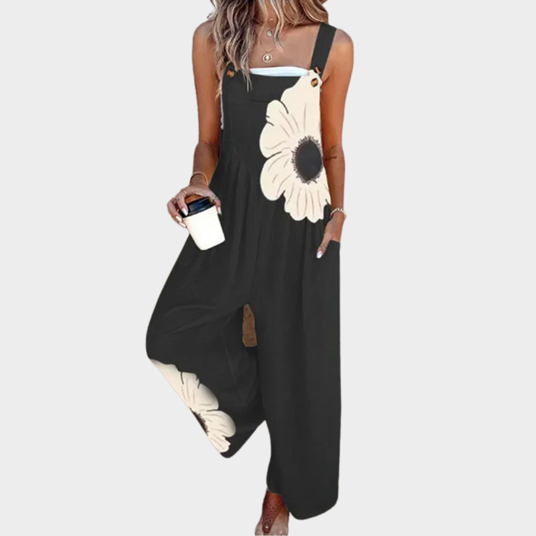 Aderyn - Luftiger bedruckter Jumpsuit