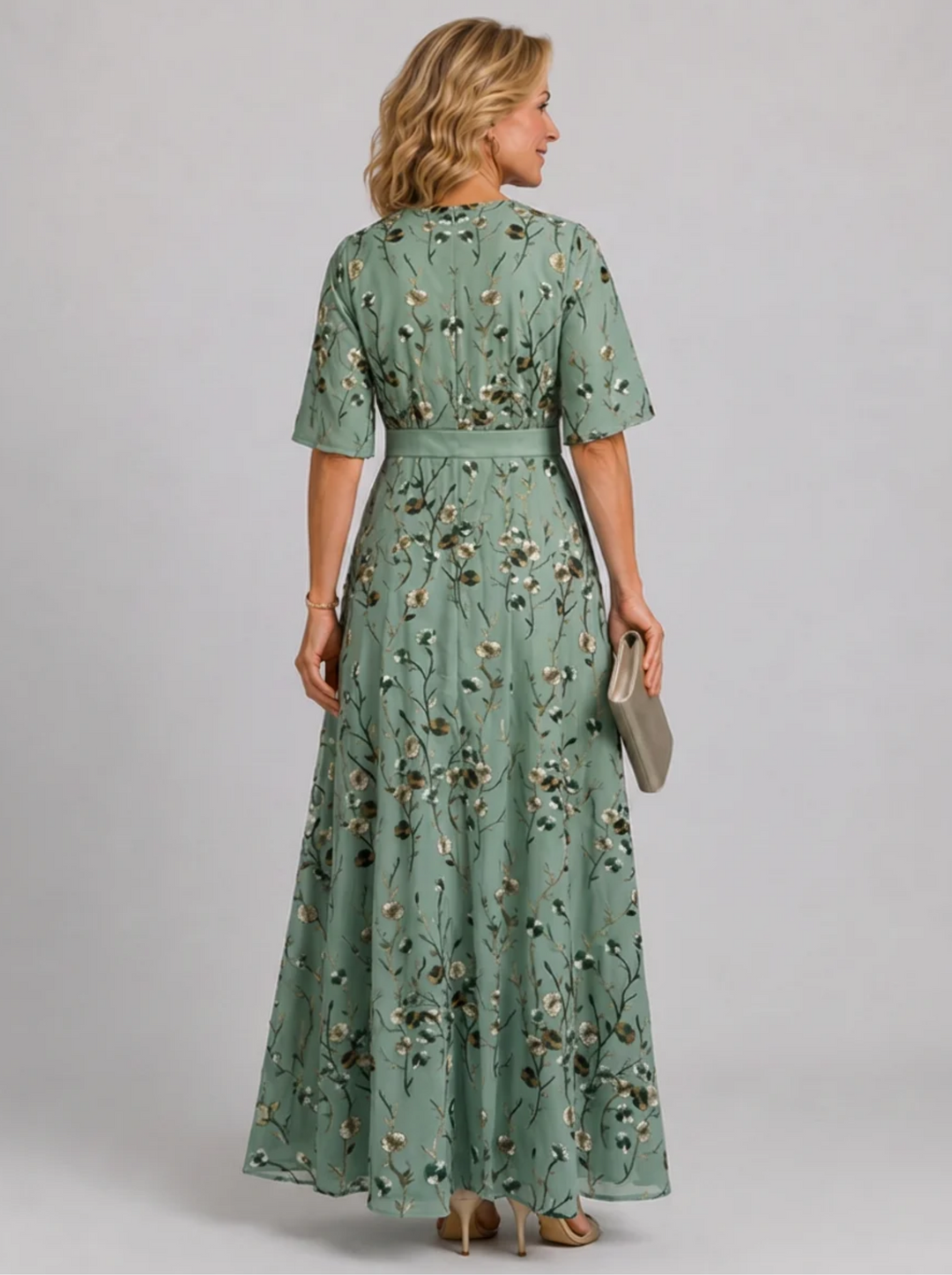 Adaline - Florales Softtouch-Midikleid