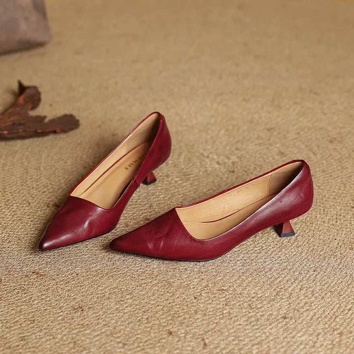 Serelina - Elegante Pumps mit spitzer Zehenpartie und Kitten-Heel