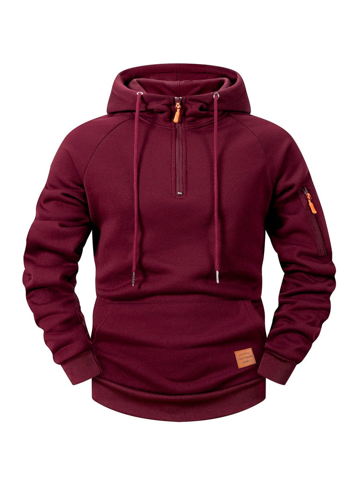 Quenford - Softtouch-Hoodie mit Reissverschluss