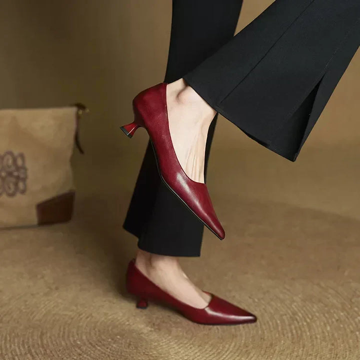 Serelina - Elegante Pumps mit spitzer Zehenpartie und Kitten-Heel
