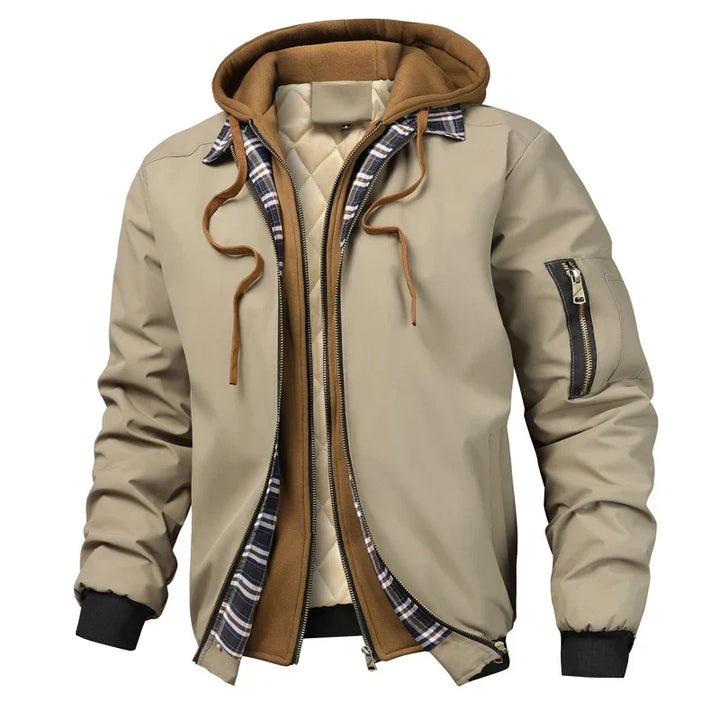 Jerome - Wattierte Outdoorjacke mit Kapuze