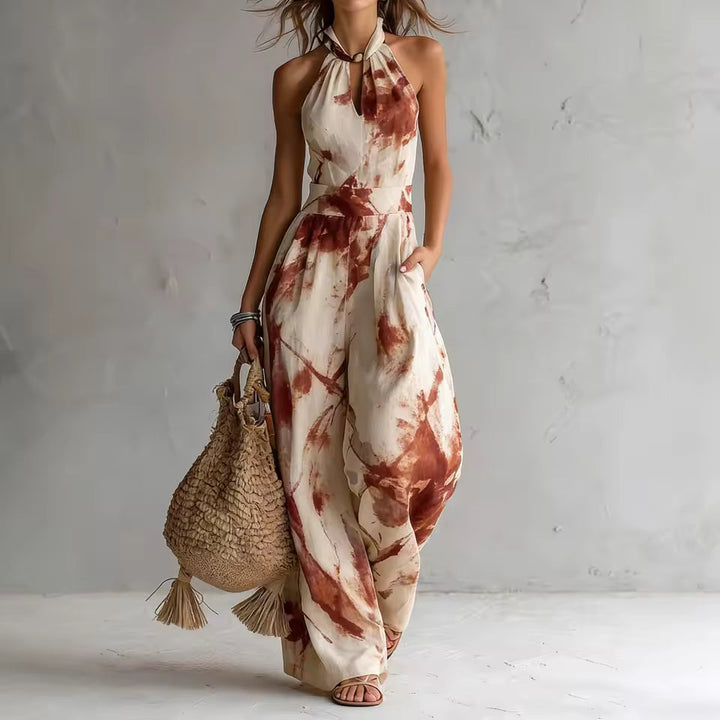Rosalba - Jumpsuit mit künstlerischem Print