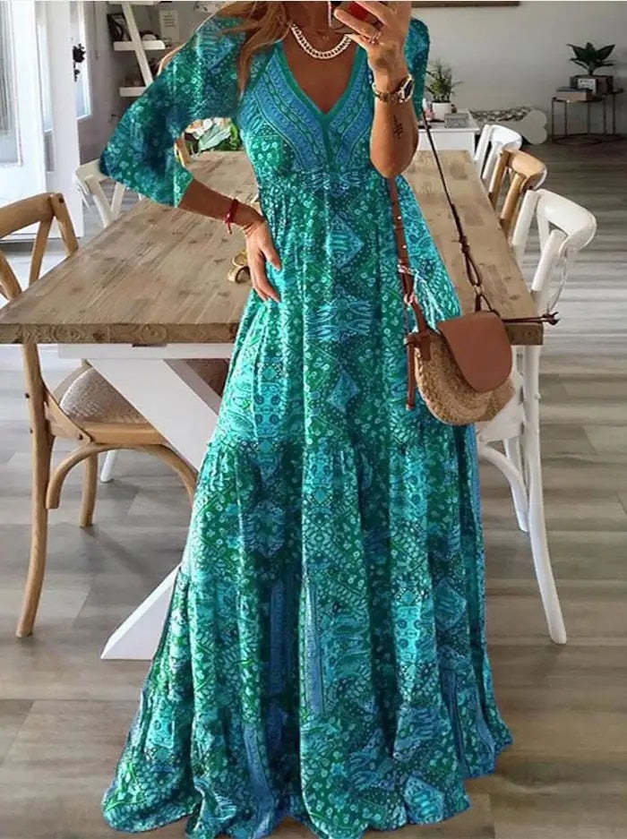Ysavelle - Weiches Boho-Kleid