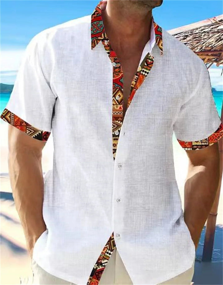 Eastcott - Lässiges Sommerhemd mit Ethno-Print