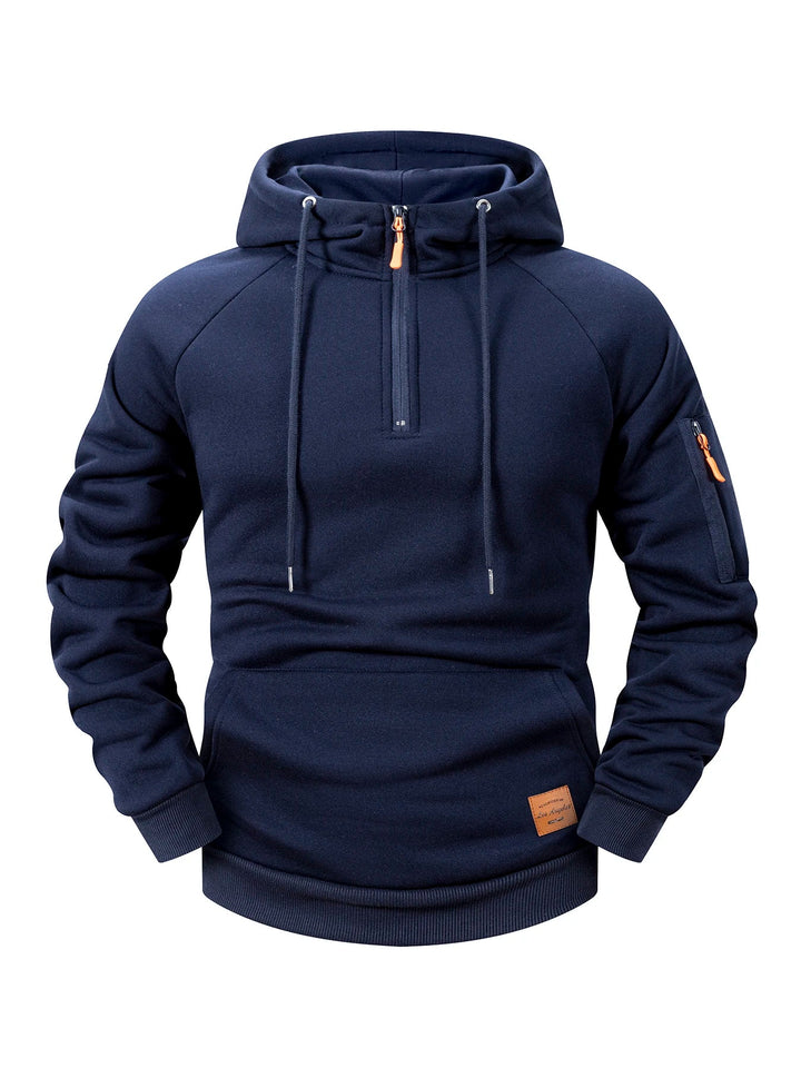 Quenford - Softtouch-Hoodie mit Reissverschluss