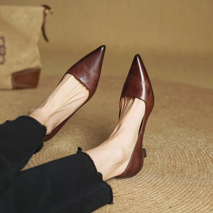 Serelina - Elegante Pumps mit spitzer Zehenpartie und Kitten-Heel