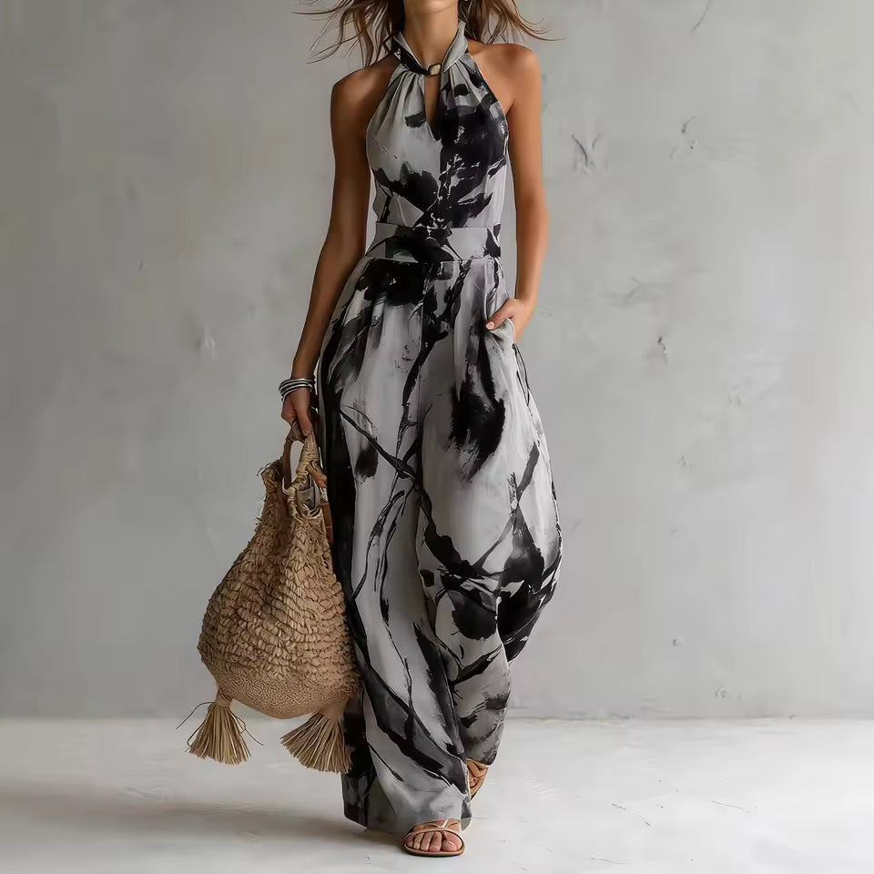 Rosalba - Jumpsuit mit künstlerischem Print