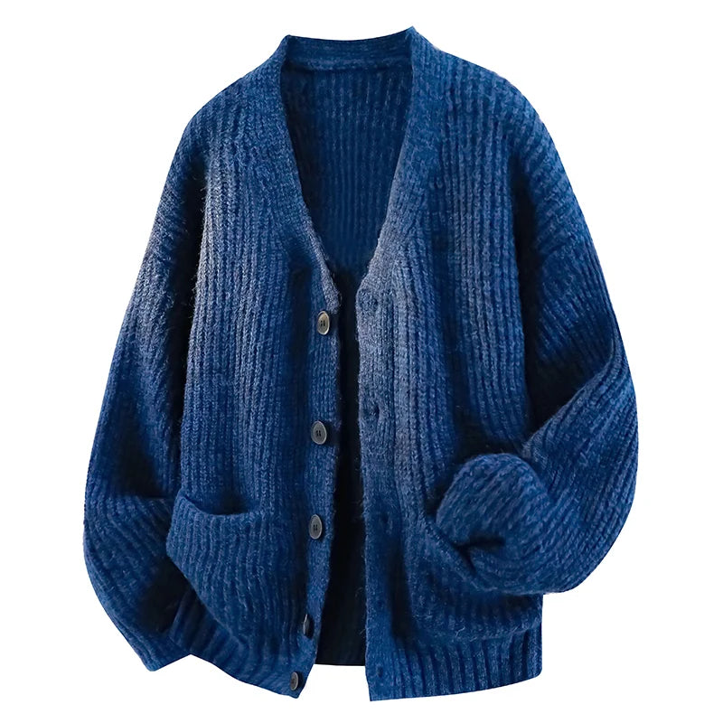 Gertie - Cardigan mit Knopfleiste und V-Ausschnitt