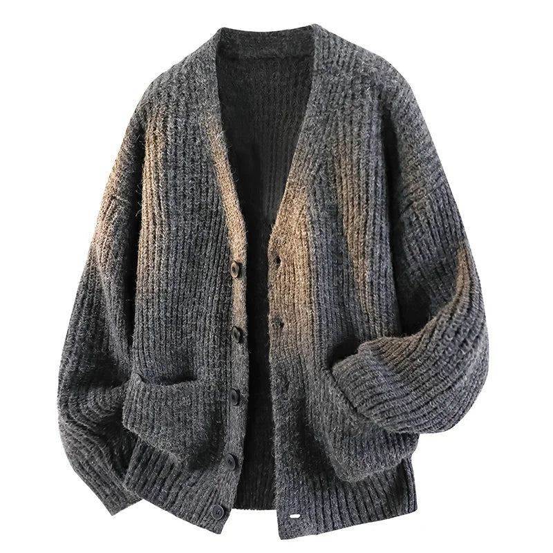 Gertie - Cardigan mit Knopfleiste und V-Ausschnitt
