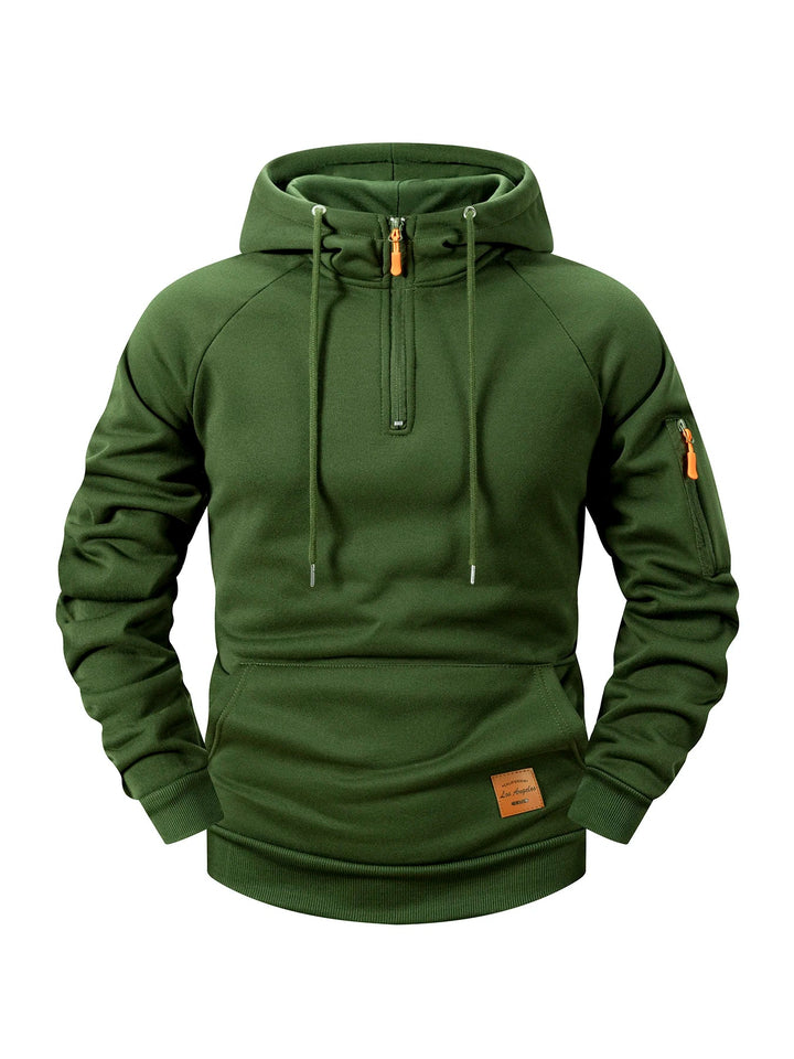 Quenford - Softtouch-Hoodie mit Reissverschluss