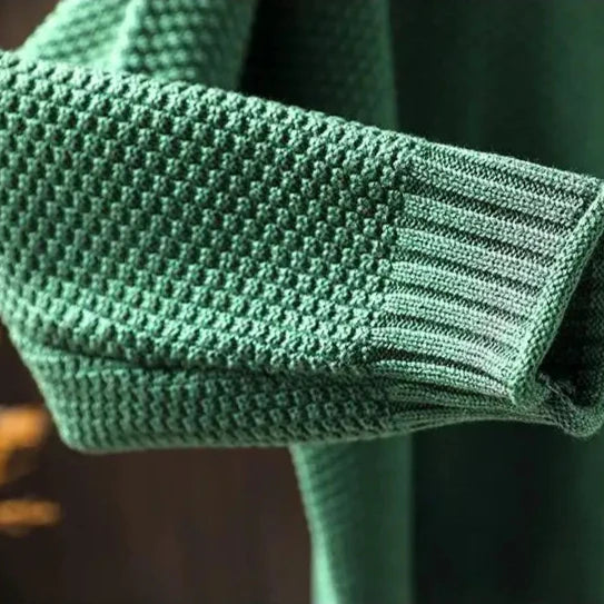 Oriane - Strukturierter Pullover mit Stehkragen