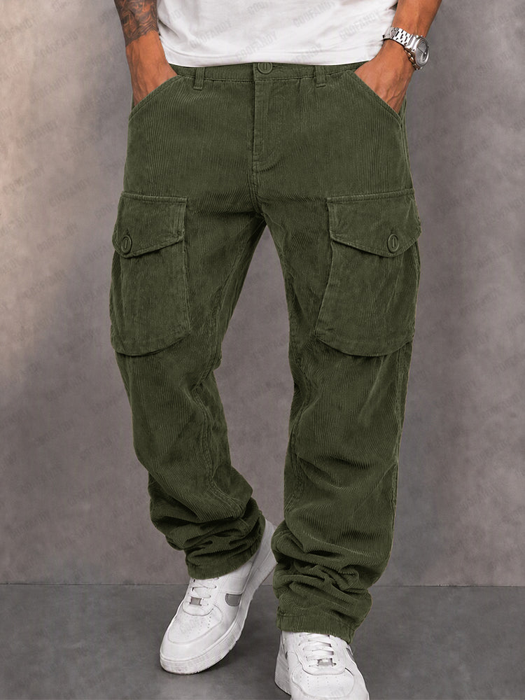 Milo - Gerippte Cargo-Hose