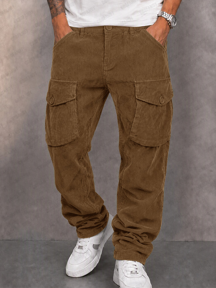 Milo - Gerippte Cargo-Hose