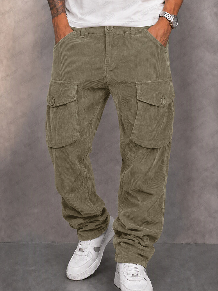 Milo - Gerippte Cargo-Hose
